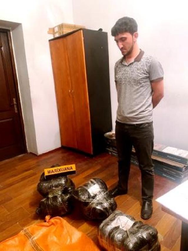 İrandan Azərbaycana 14 kq narkotika keçirmək istədi-yaxalandı