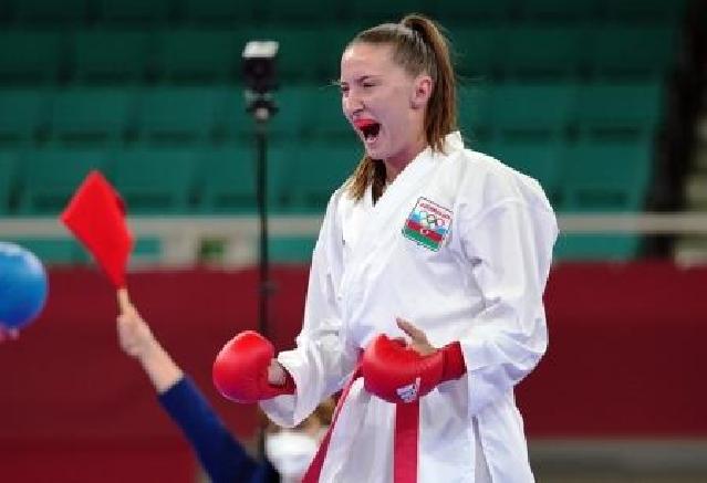 Karateçimiz İrina Zaretska Yaponiyada bürünc medal qazanıb