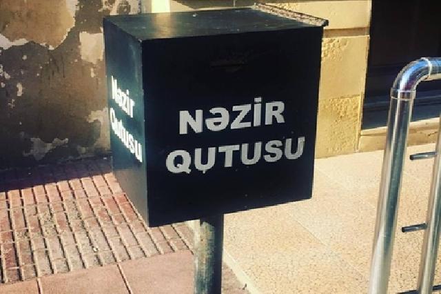 Azərbaycanda nəzir qutularına hansı qurum nəzarət edir?