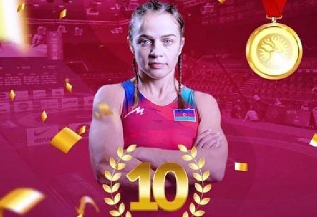 Mariya Stadnik onuncü dəfə Avropa çempionu olub