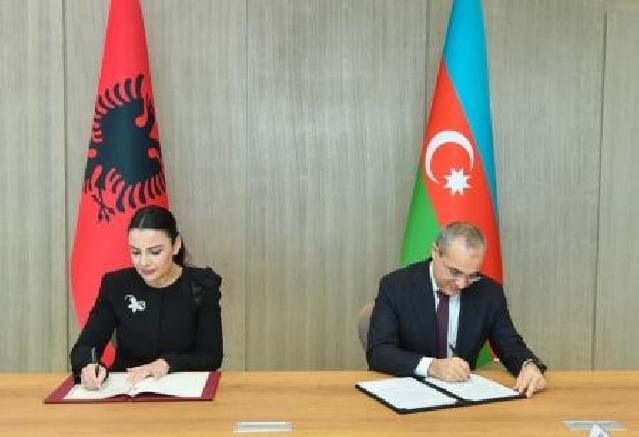 İqtisadi əməkdaşlıq haqqında Azərbaycan-Albaniya sazişi imzalanıb