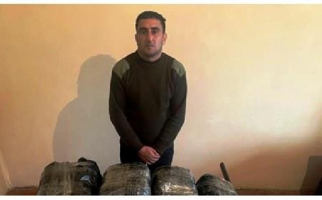 İrandan Azərbaycana 30 kq narkotika keçirmək istədi