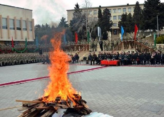 Azərbaycan Ordusunda Novruz bayramı qeyd edilib