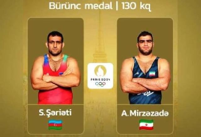 Azərbaycan və İran güləşçiləri bürünc medal uğrunda yarışacaq