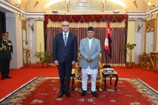 Azərbaycan səfiri etimadnaməsini Nepal prezidentinə təqdim edib