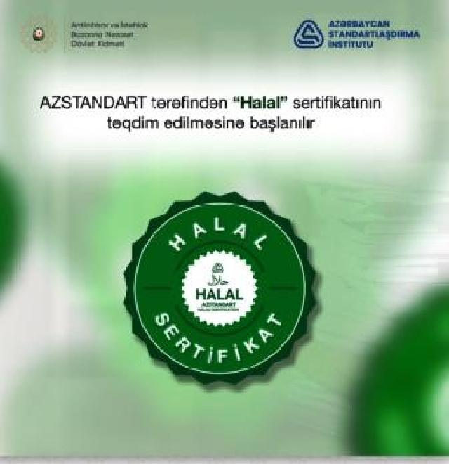 Azərbaycanda “Halal” sertifikatın təqdim edilməsinə başlanılır