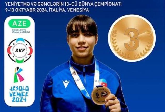 Dünya çempionatı: Karateçimiz bürünc medal qazanıb