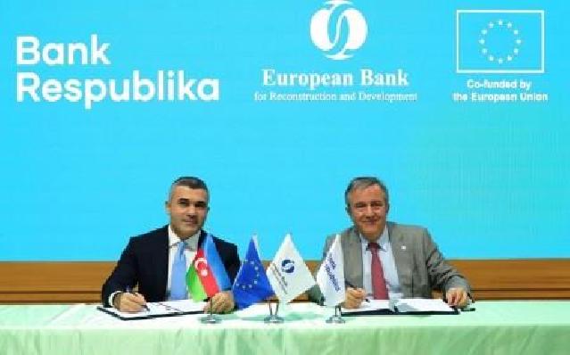 COP29:"Bank Respublika" EBRD ilə yaşıl kredit sazişi imzalayıb